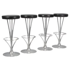 Piet Hein Bar Stool, Original Leather