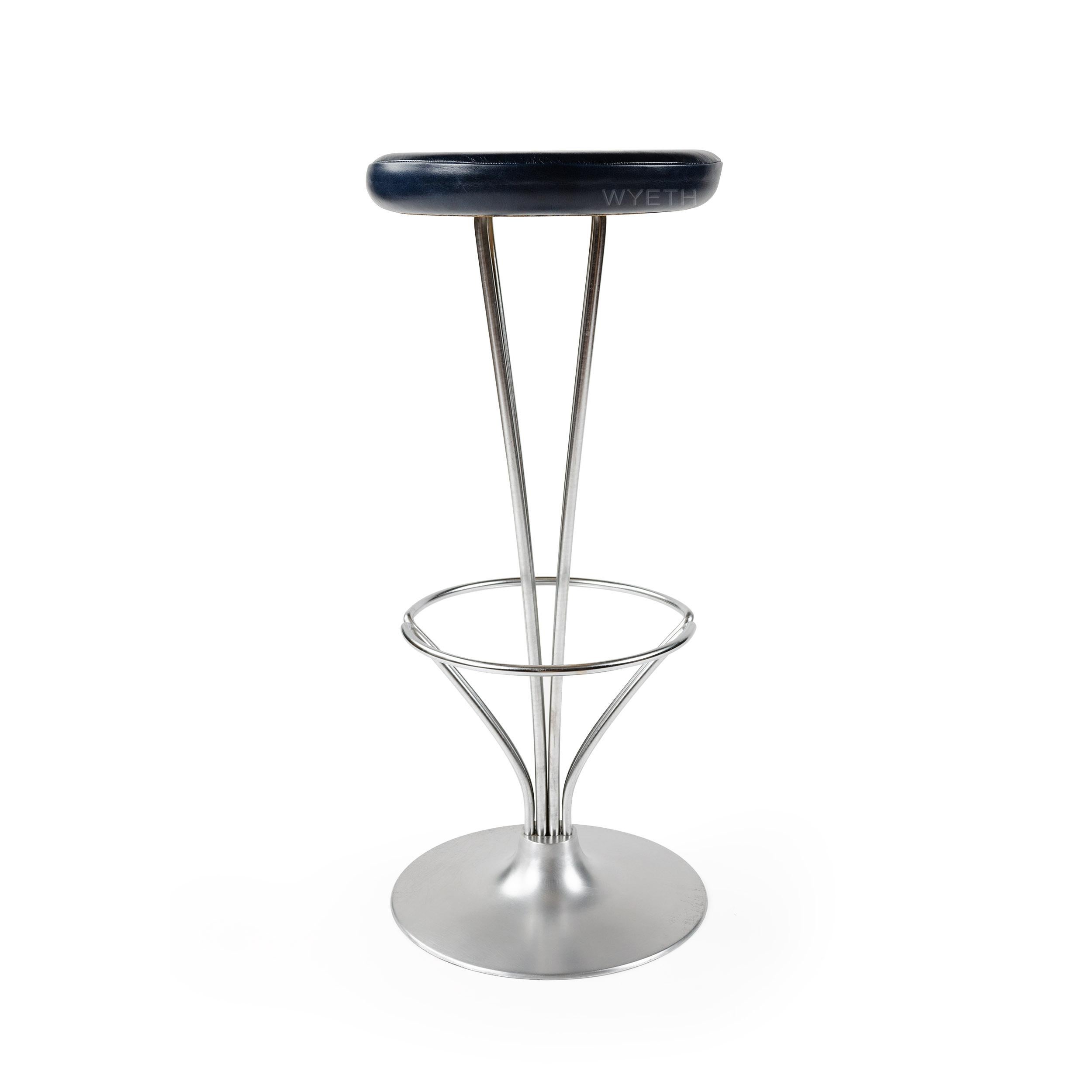 Taburete de bar de Piet Hein para Fritz Hansen mediados del siglo XX en venta