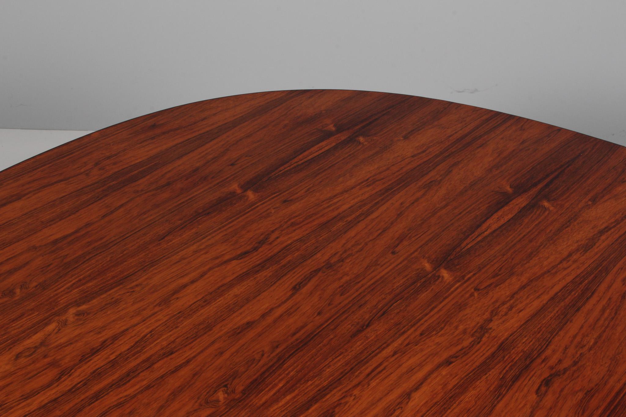 Scandinave moderne Table de salle à manger Piet Hein & Bruno Mathsson, bois de rose, années 1960 en vente