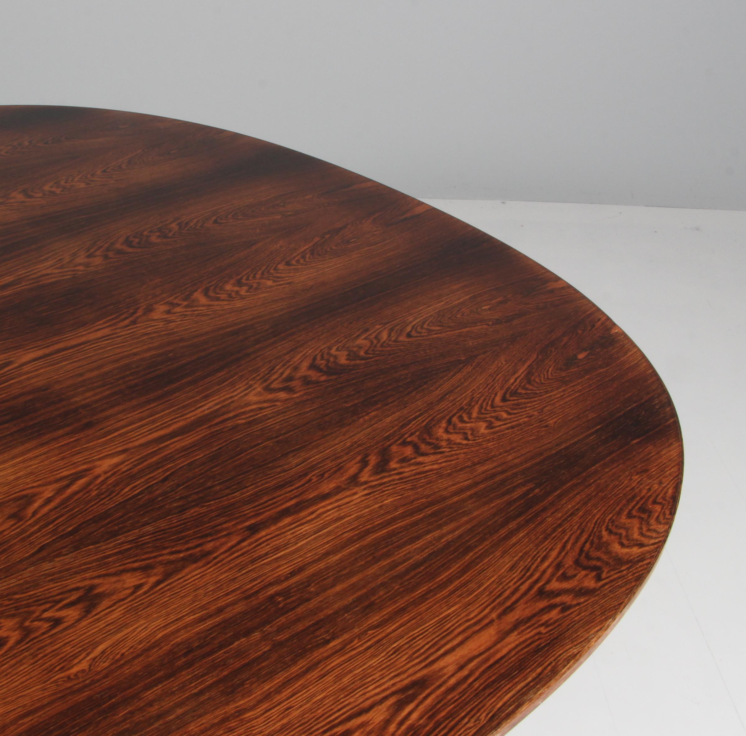 Piet Hein & Bruno Mathsson, Dining Table, Rosewood, 1960s In Excellent Condition For Sale In Esbjerg, DK