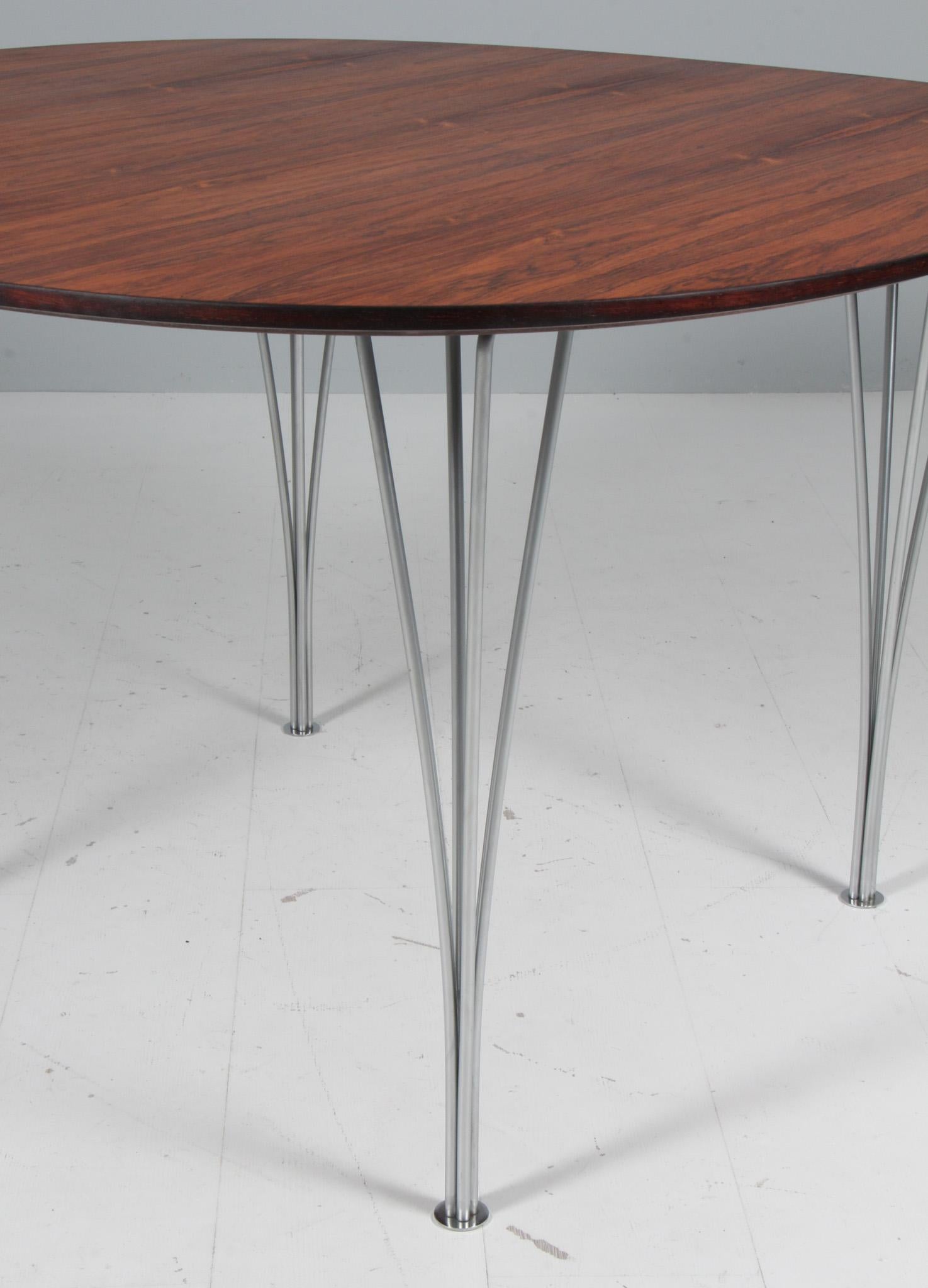 Table de salle à manger Piet Hein & Bruno Mathsson, bois de rose, années 1960 Excellent état - En vente à Esbjerg, DK