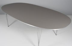 Piet Hein & Bruno Mathsson Ellipse Dining Table, laminate