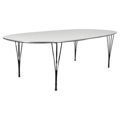Piet Hein & Bruno Mathsson Ellipse Dining Table, laminate