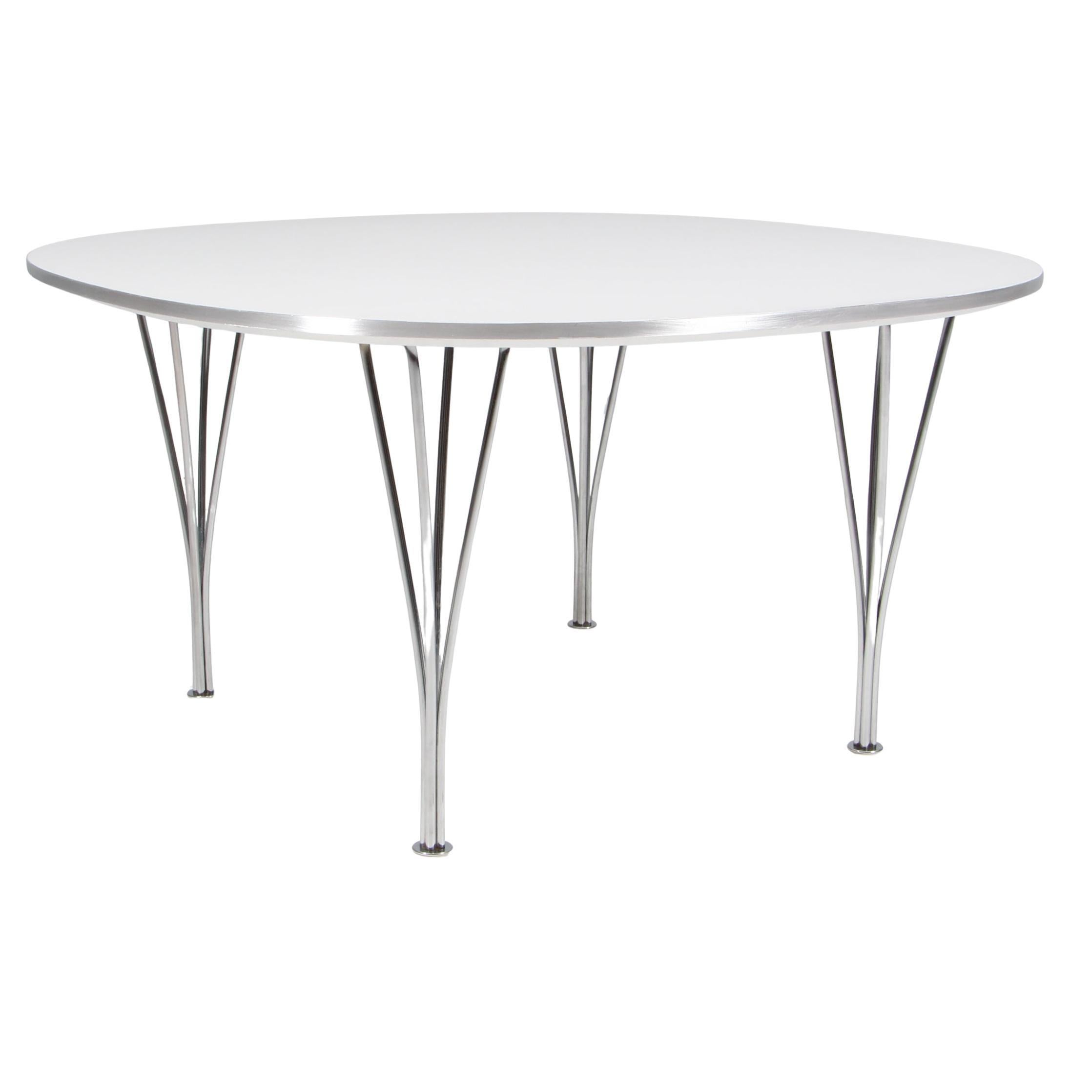 Piet Hein & Bruno Mathsson, round coffee Table For Sale