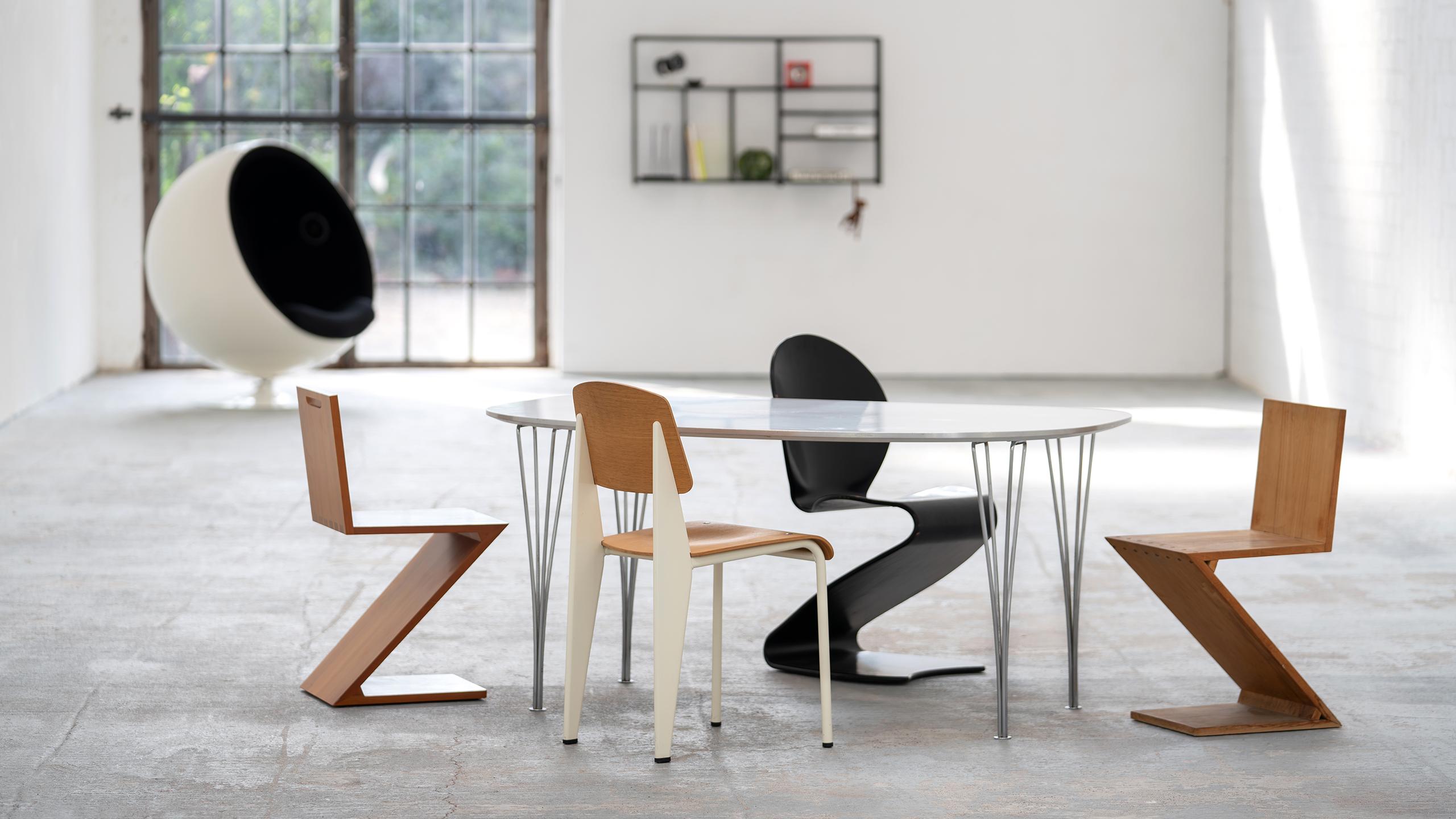 Piet Hein & Bruno Mathsson Super-Ellipse-Tisch 1968 Fritz Hansen Dänemark 150cm 9