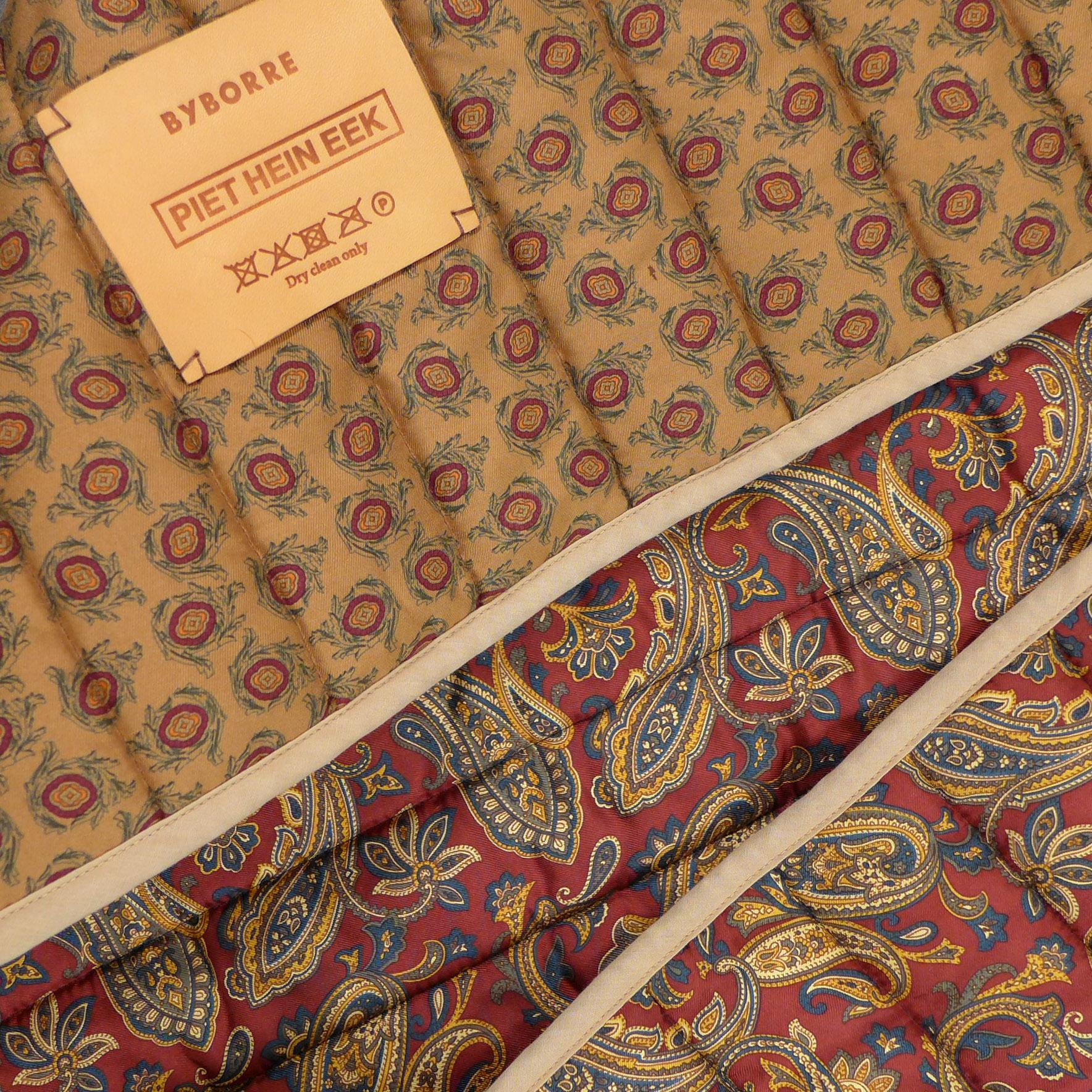 Piet Hein Eek Italian Silk Quilt Blanket For Sale 5