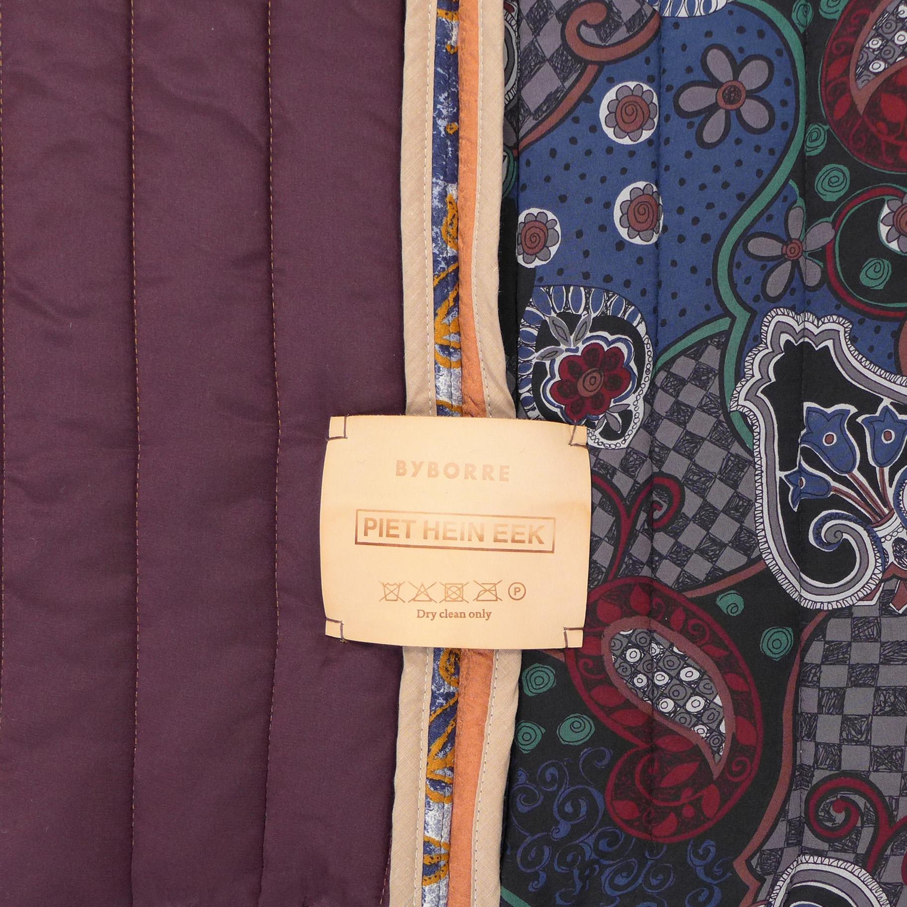 Modern Piet Hein Eek Italian Silk Quilt Blanket For Sale