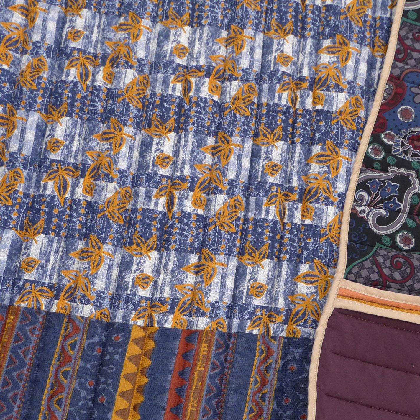 Dutch Piet Hein Eek Italian Silk Quilt Blanket For Sale