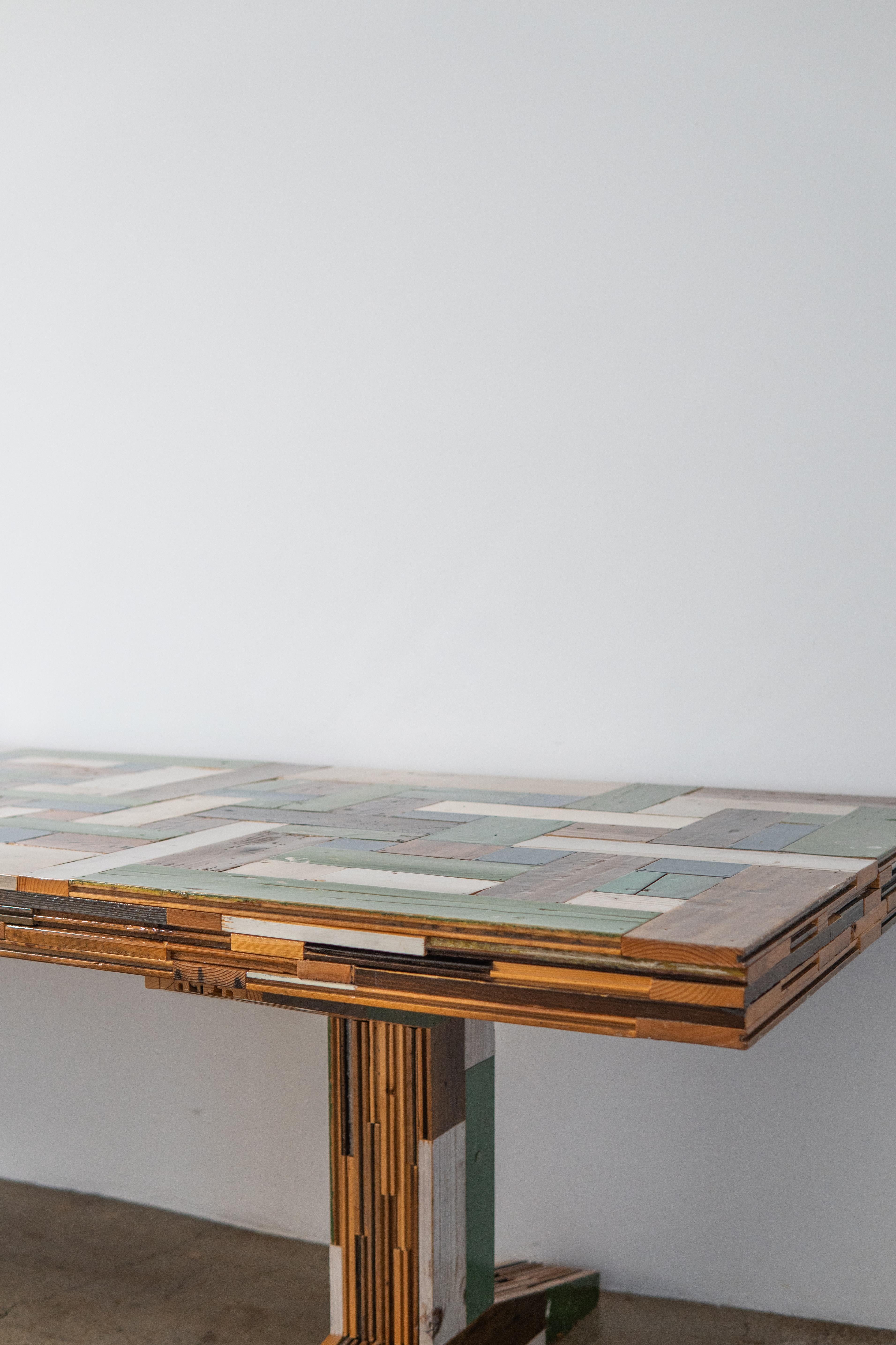 Modern Piet Hein Eek Scrap Table For Sale