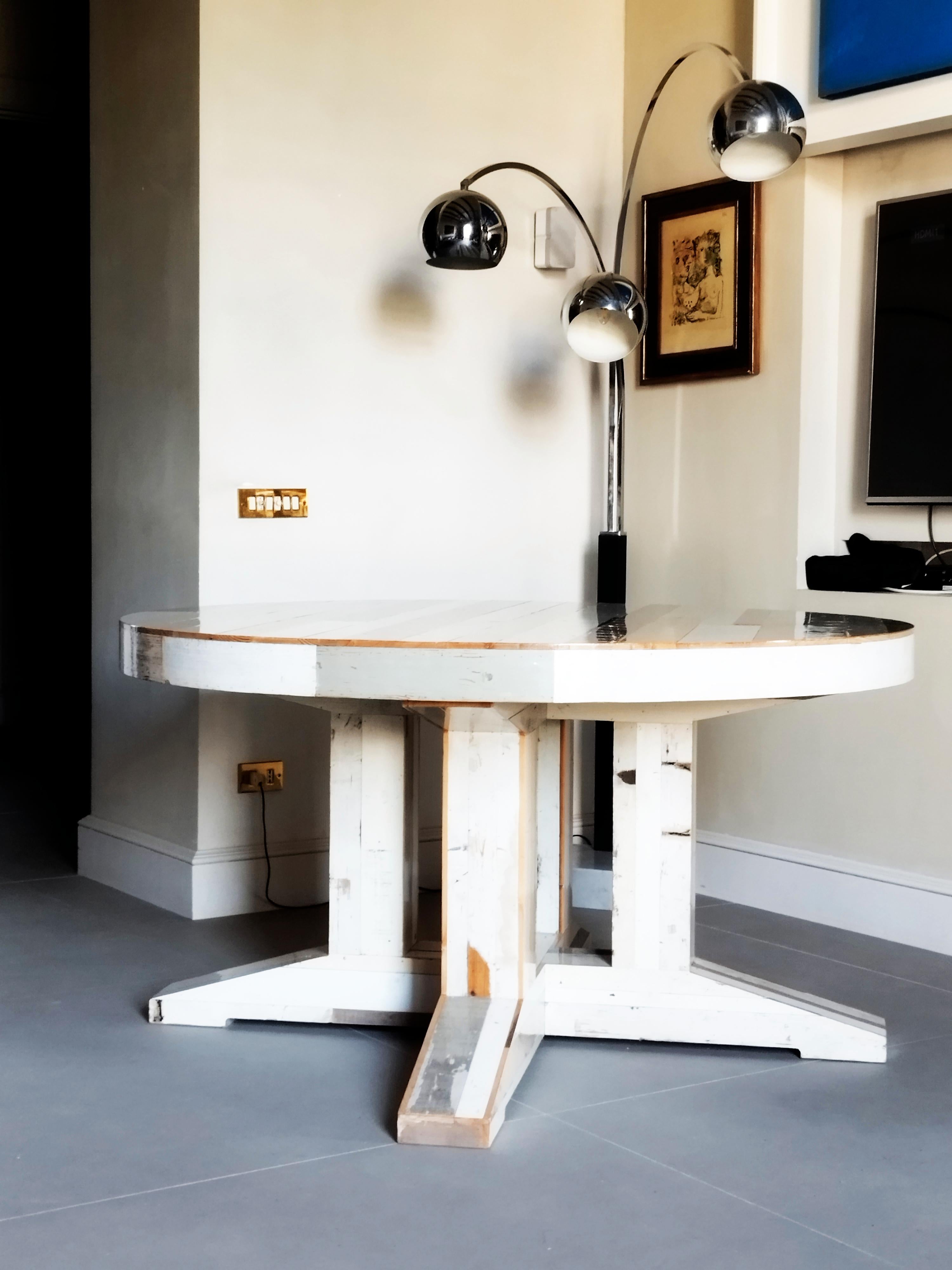 Contemporary Piet Hein Eek Scrapwood Canteen Table Mod.2630f, Netherlands, 2000 For Sale