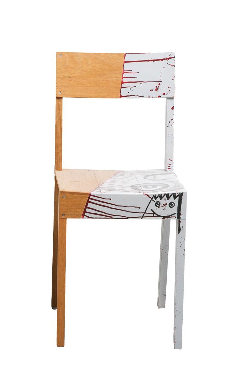 Piet Hein Eek Tisch oder Schreibtisch aus Eichen-Altholz (Niederländisch) im Angebot
