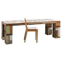 Mesa o escritorio Piet Hein Eek de madera de desecho de roble