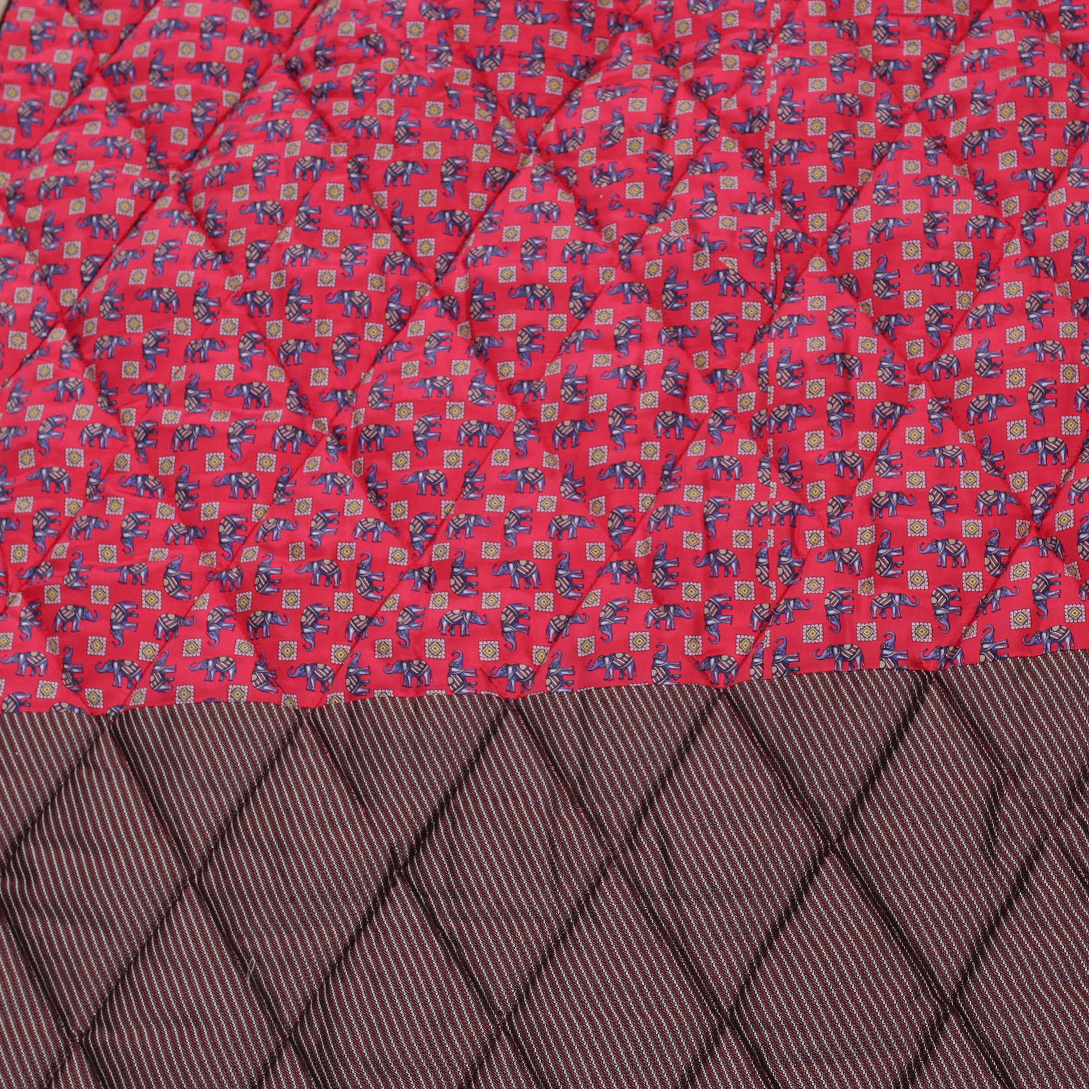 Piet Hein Eek Vintage Italian Silk Quilt Blanket For Sale 4