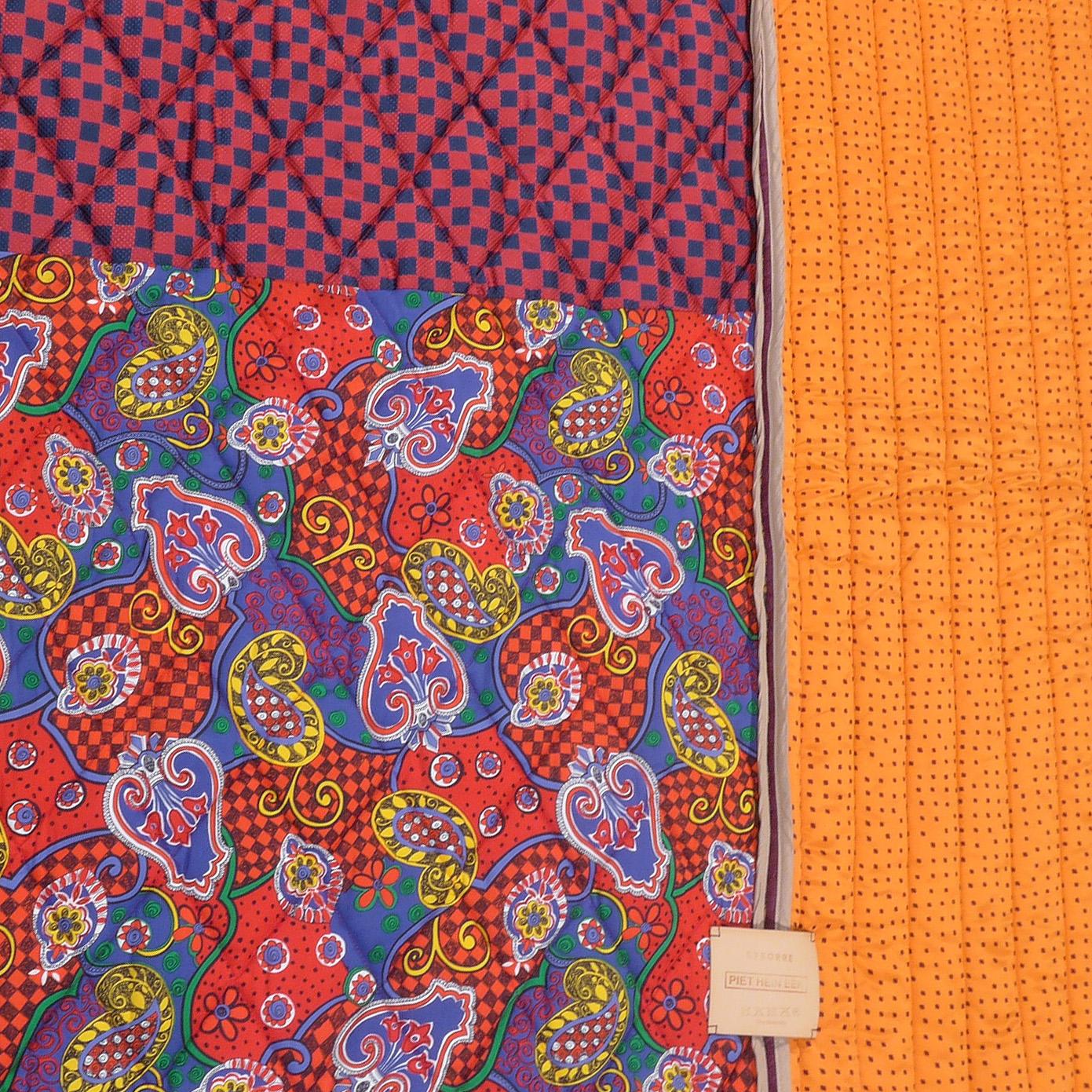 Modern Piet Hein Eek Vintage Italian Silk Quilt Blanket