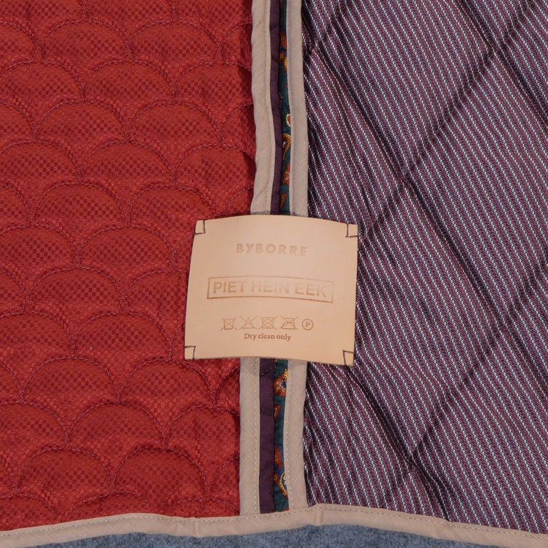 Piet Hein Eek Vintage Italian Silk Quilt Blanket For Sale at 1stDibs