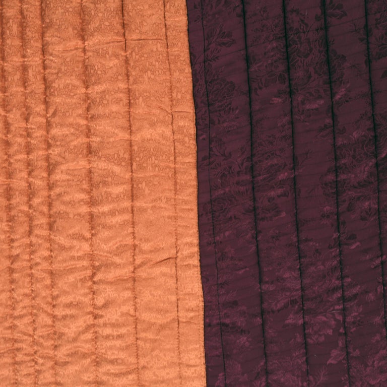 Piet Hein Eek Vintage Italian Silk Quilt Blanket at 1stDibs