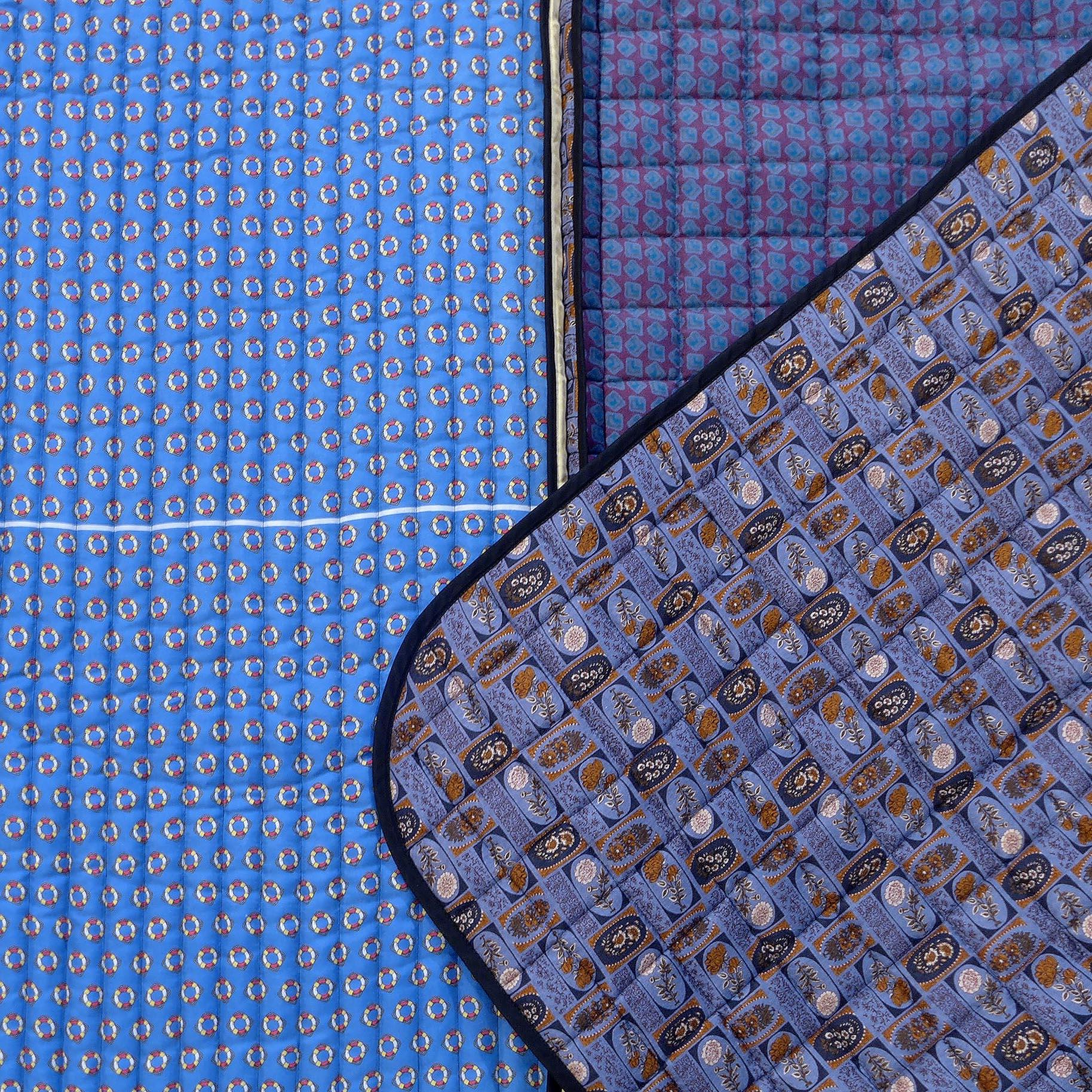 Quilted Piet Hein Eek Vintage Italian Silk Quilt Blanket For Sale