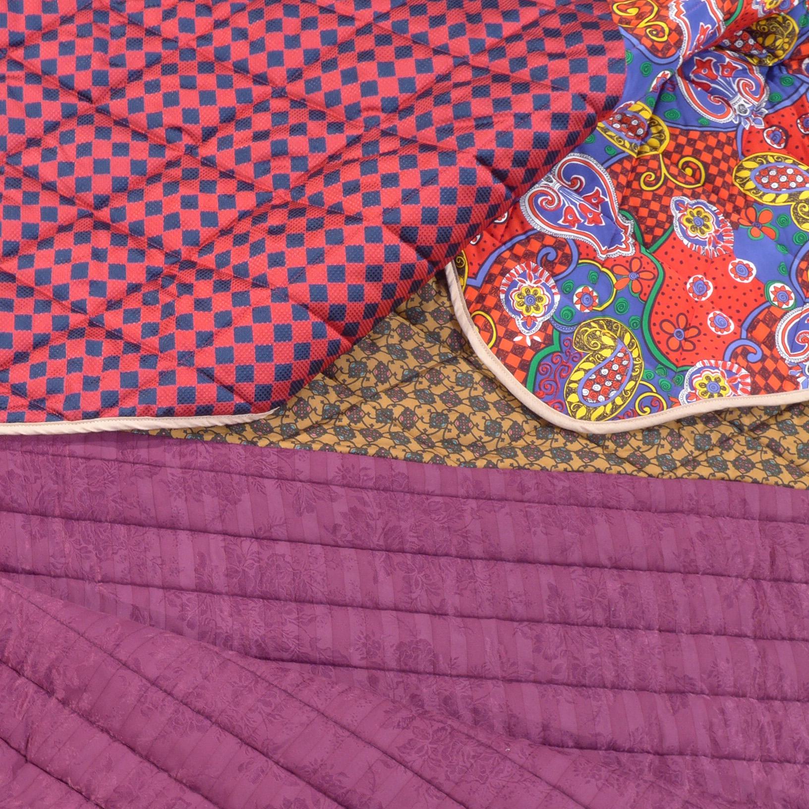 Piet Hein Eek Vintage Italian Silk Quilt Blanket 1
