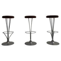 Piet Hein para Fritz Hansen, juego de tres taburetes de bar