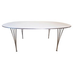 Piet Hein For Fritz Hansen Superellipse Mid Century Danish Design Oval Table