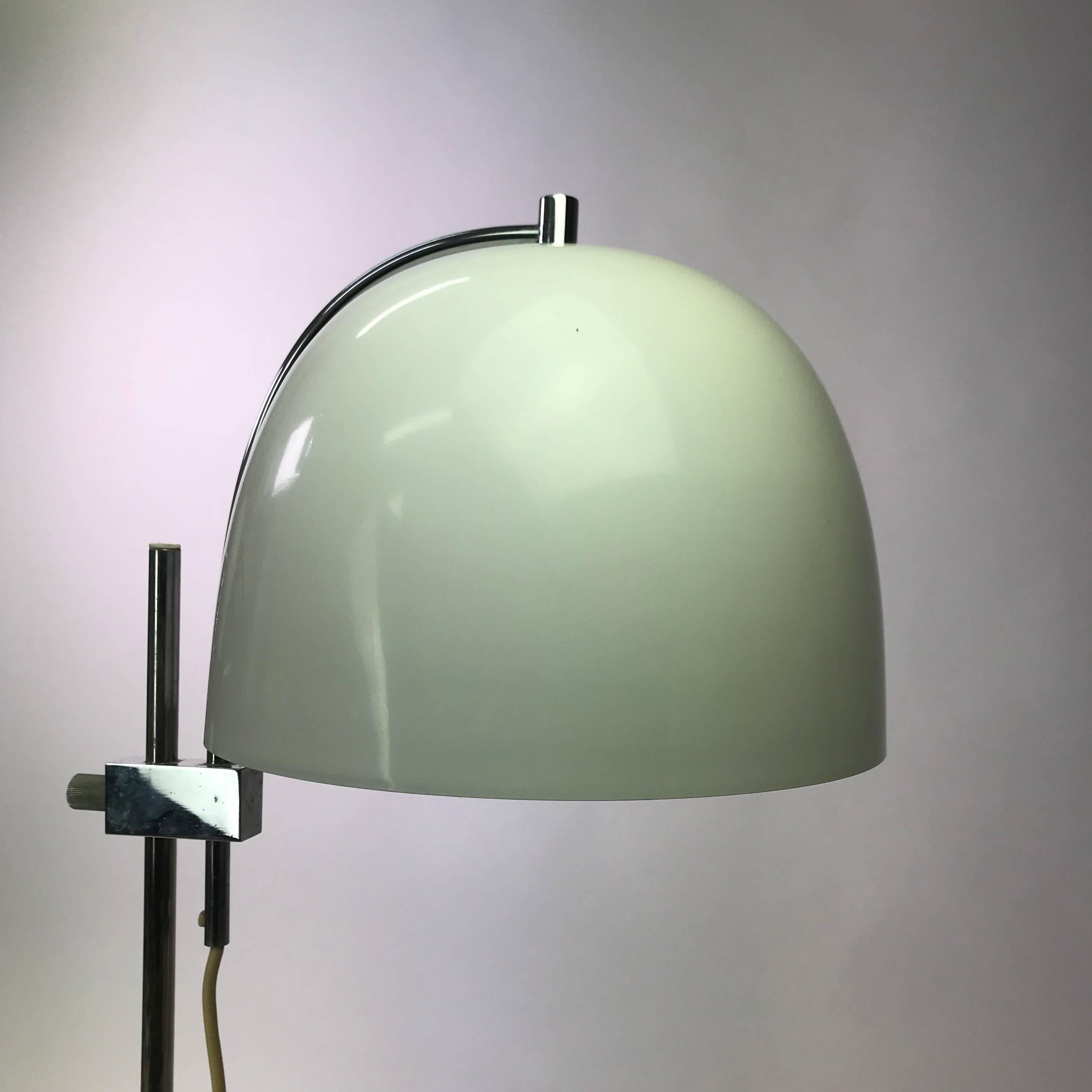 Danish Piet Hein Super Elipse Table Lamp Produced by Lyfa, Denmark, 1970s