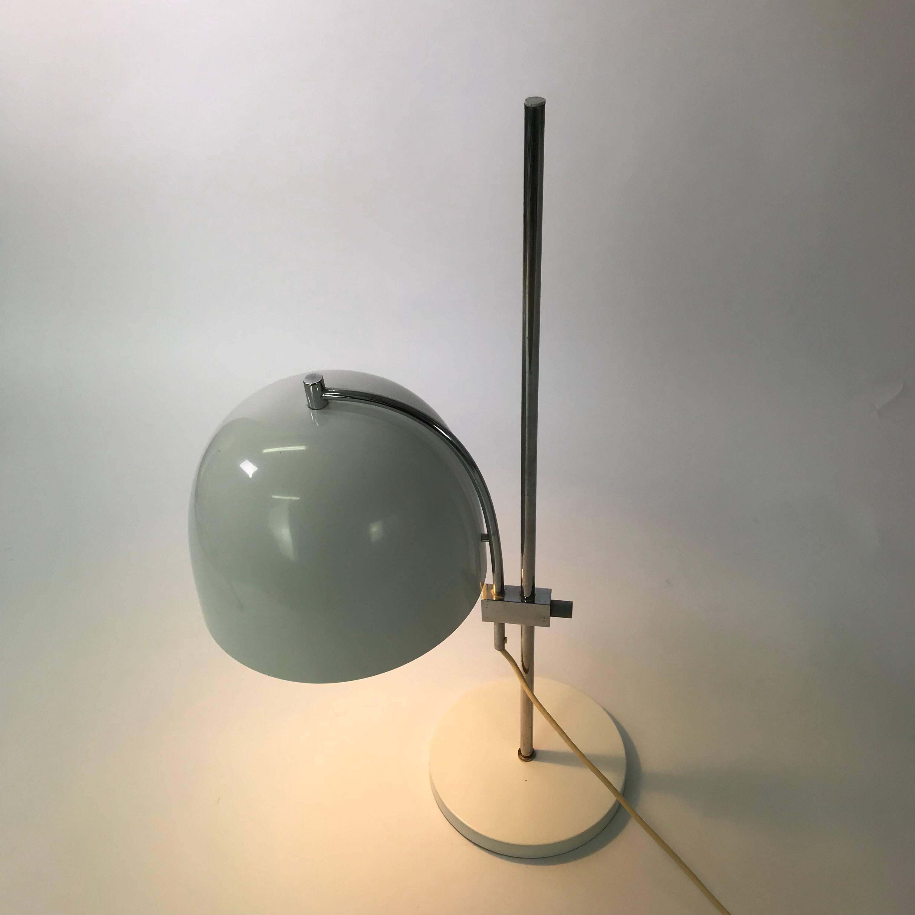 Piet Hein Super Elipse Table Lamp Produced by Lyfa, Denmark, 1970s 2
