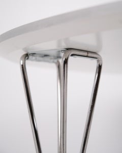 Piet Hein Superellipse Coffee Table In White Laminate For Fritz Hansen From 2008