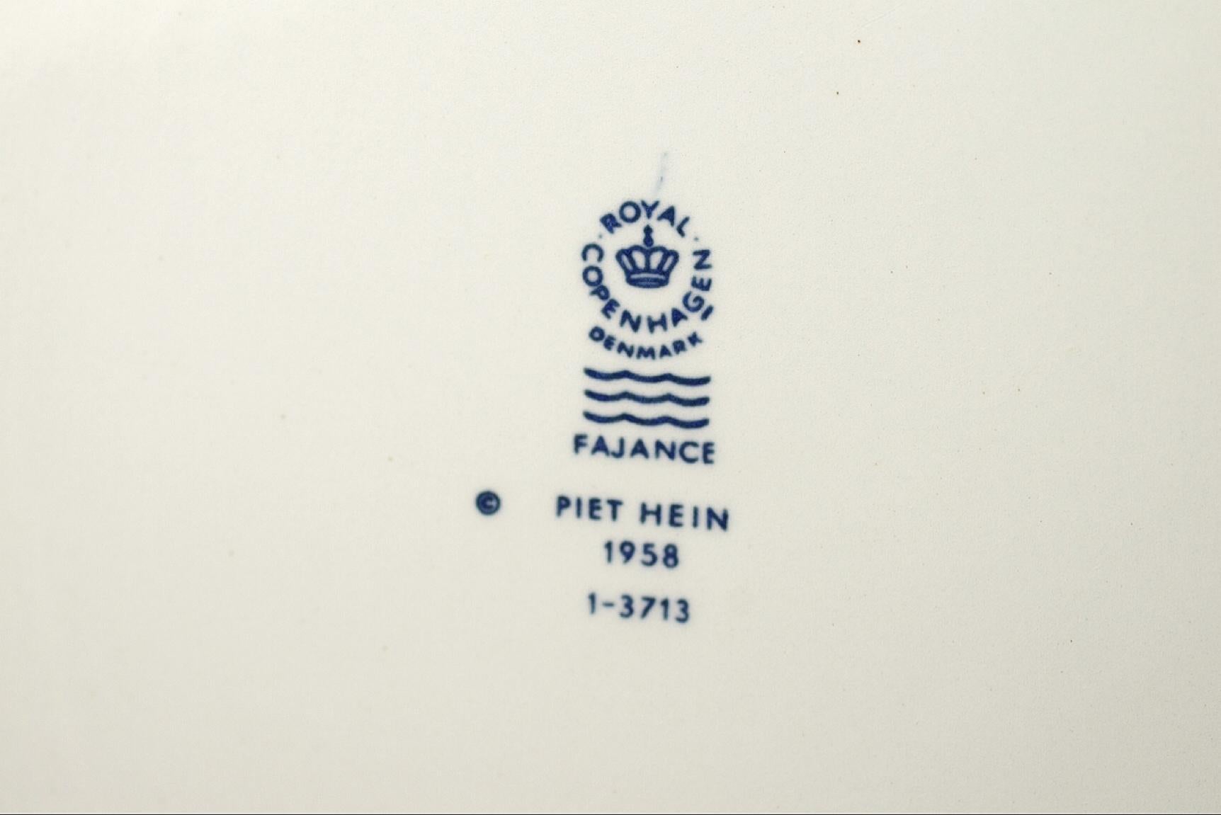 Piet Hein - Plaque murale - Royal Copenhagen en vente 3