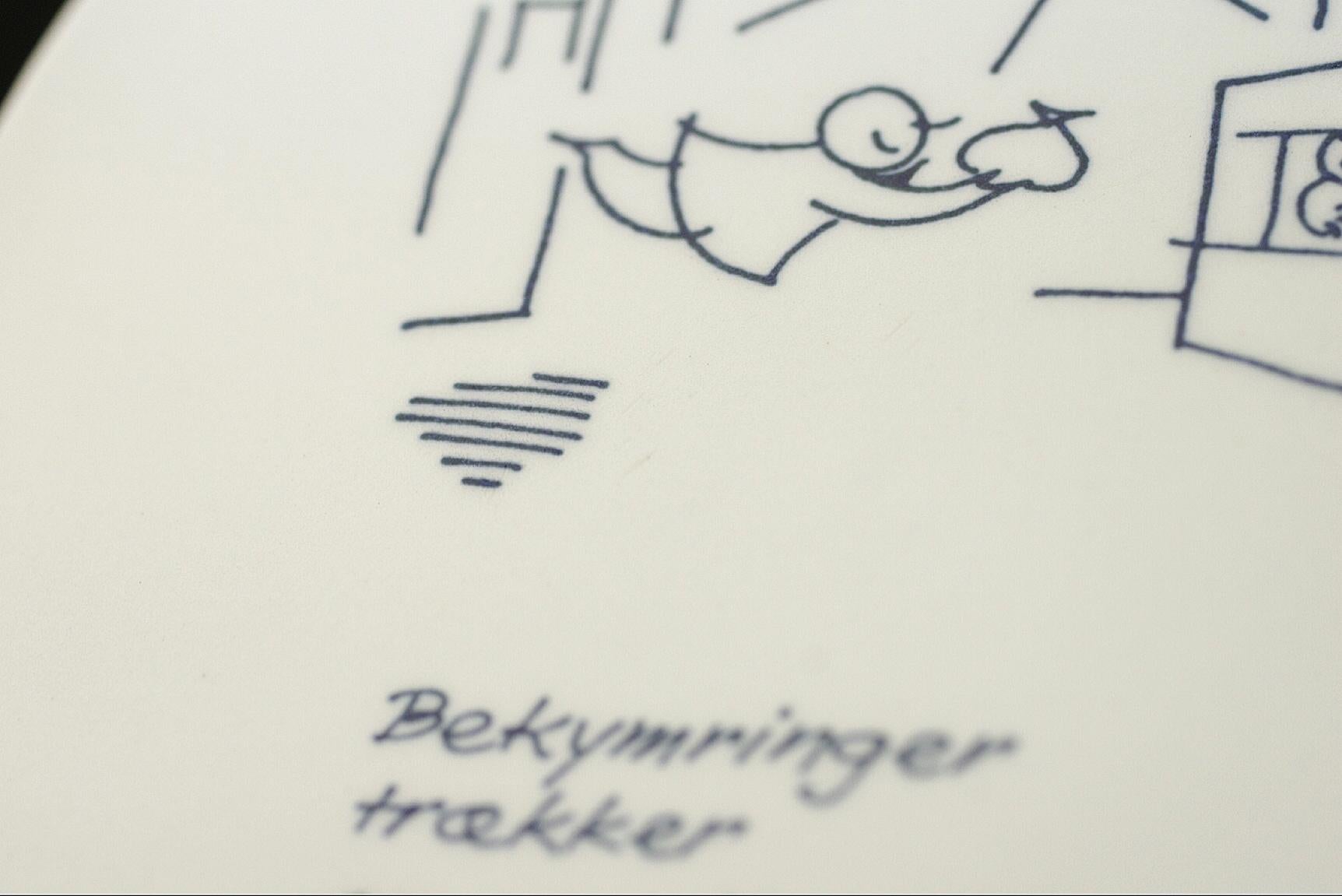 Piet Hein,  Wall Plate,  Royal Copenhagen For Sale 3