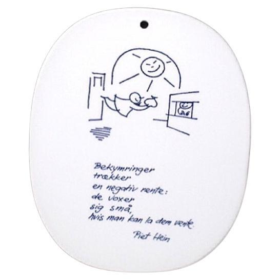 Piet Hein,  Wall Plate,  Royal Copenhagen