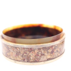 PIET-JOSEPH SAUVAGE 1780 BVLGARI Paint Round Box In 18Kt Gold With Fitted Box