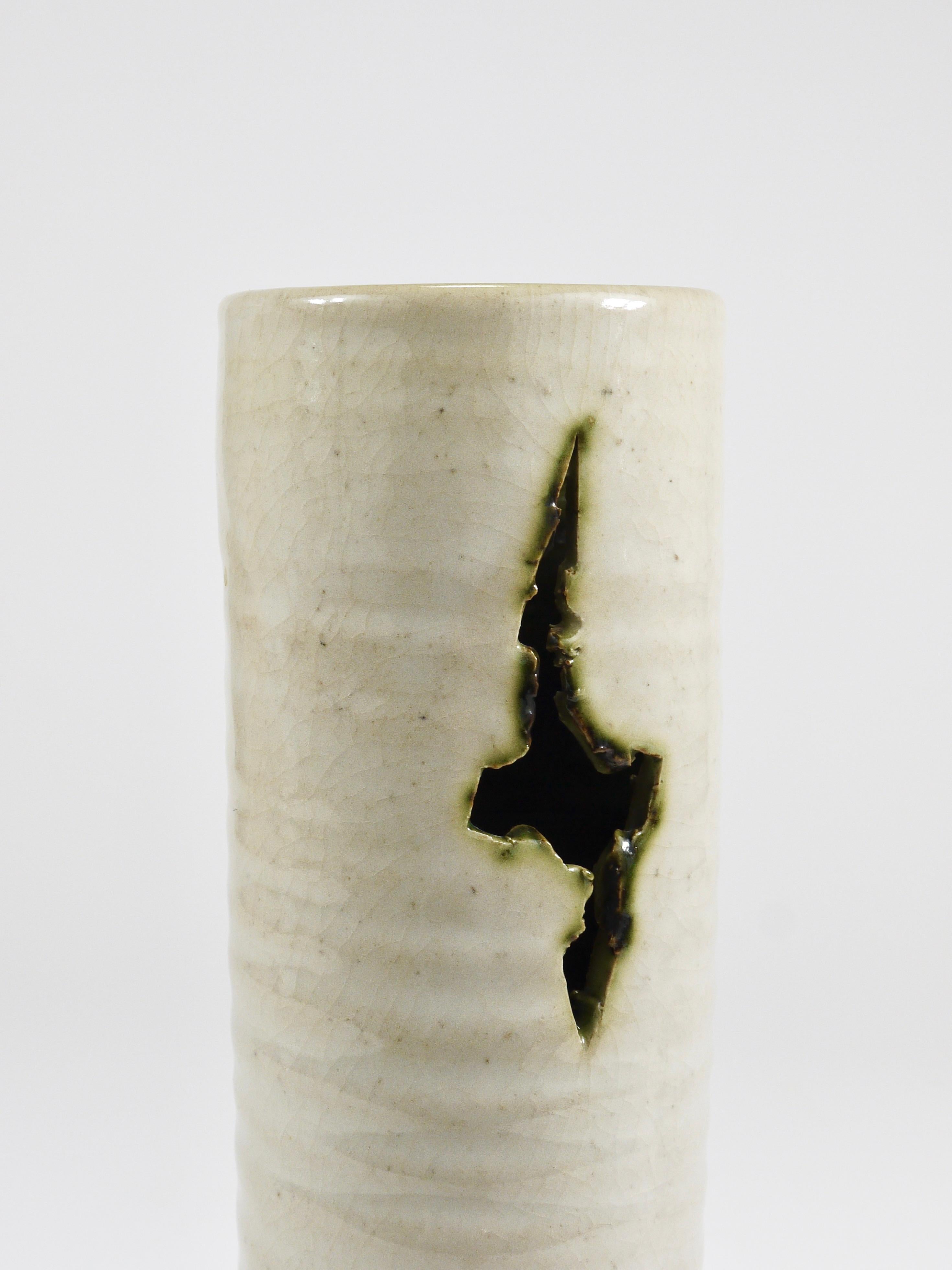 Piet Knepper 3 jarrones de cerámica Studio Pottery by Mobach, Países Bajos, Años 70 en venta 6