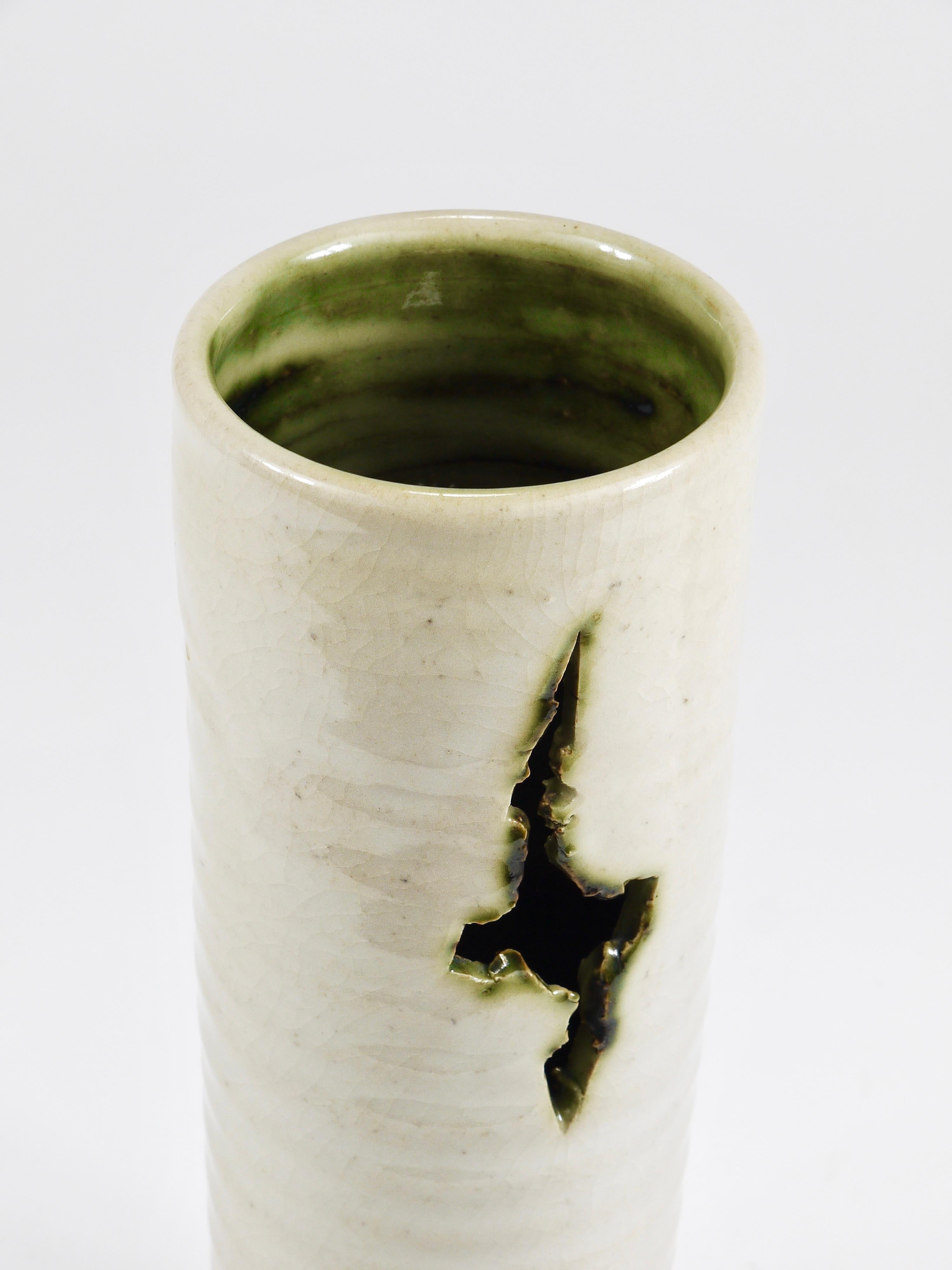 Piet Knepper 3 jarrones de cerámica Studio Pottery by Mobach, Países Bajos, Años 70 en venta 7