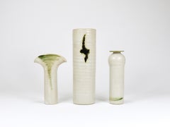 Piet Knepper 3 Art Pottery Ceramic Studio Vases by Mobach, Netherlands, 1970s