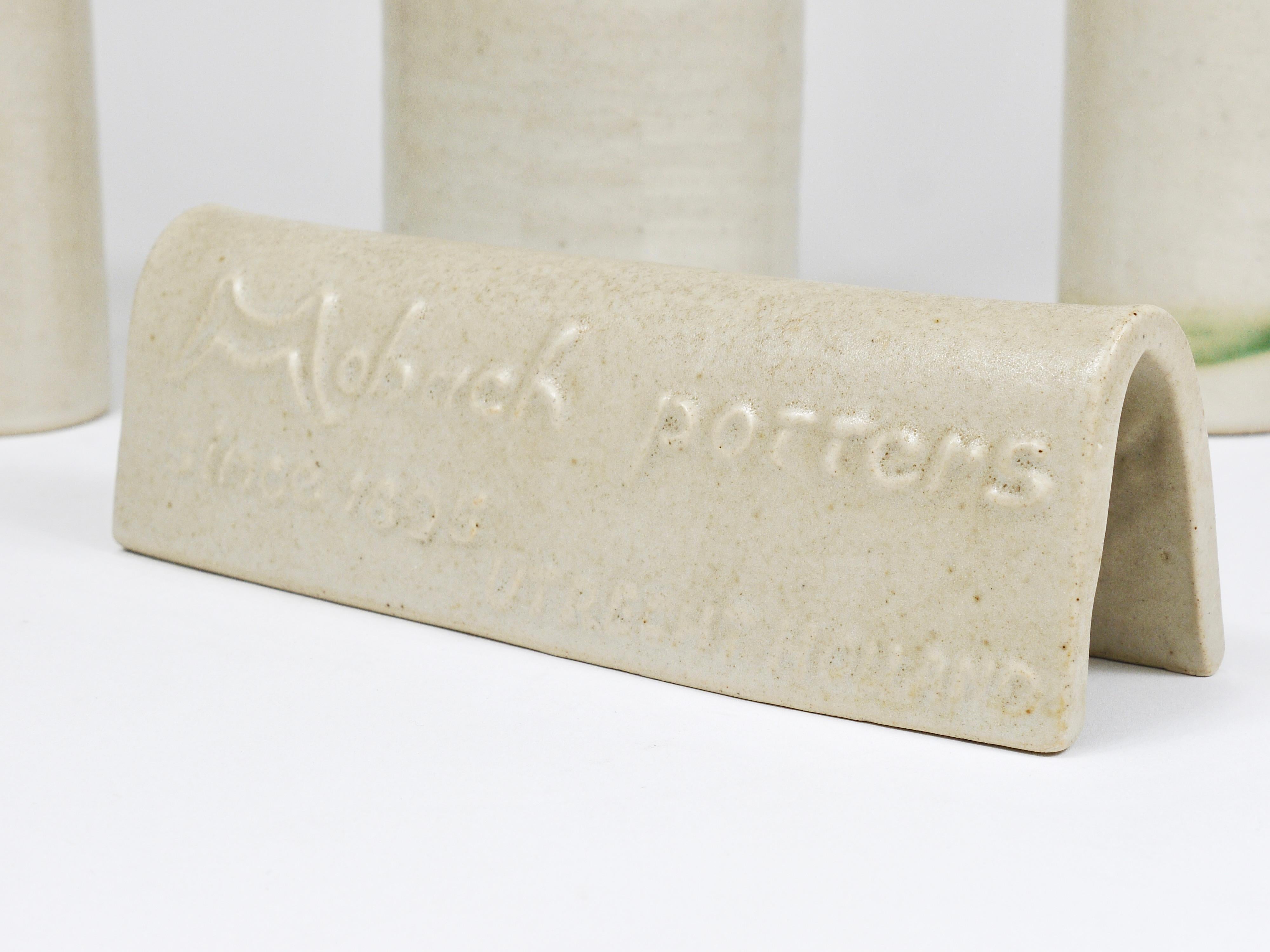 Piet Knepper 3 jarrones de cerámica Studio Pottery by Mobach, Países Bajos, Años 70 Cerámico en venta