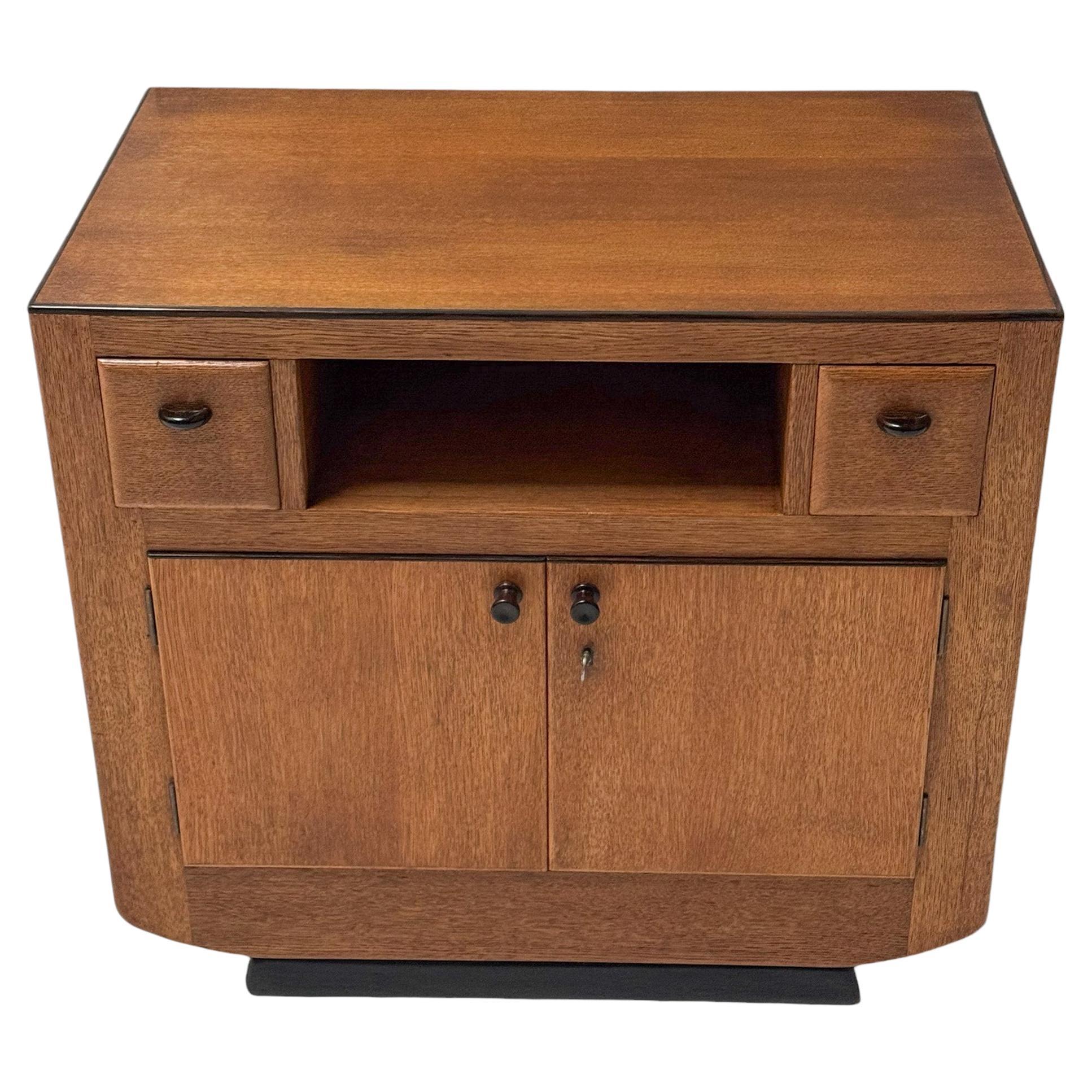 Cabinet à tiroirs de l'école d'Amsterdam Art déco de Piet Kramer, années 1930