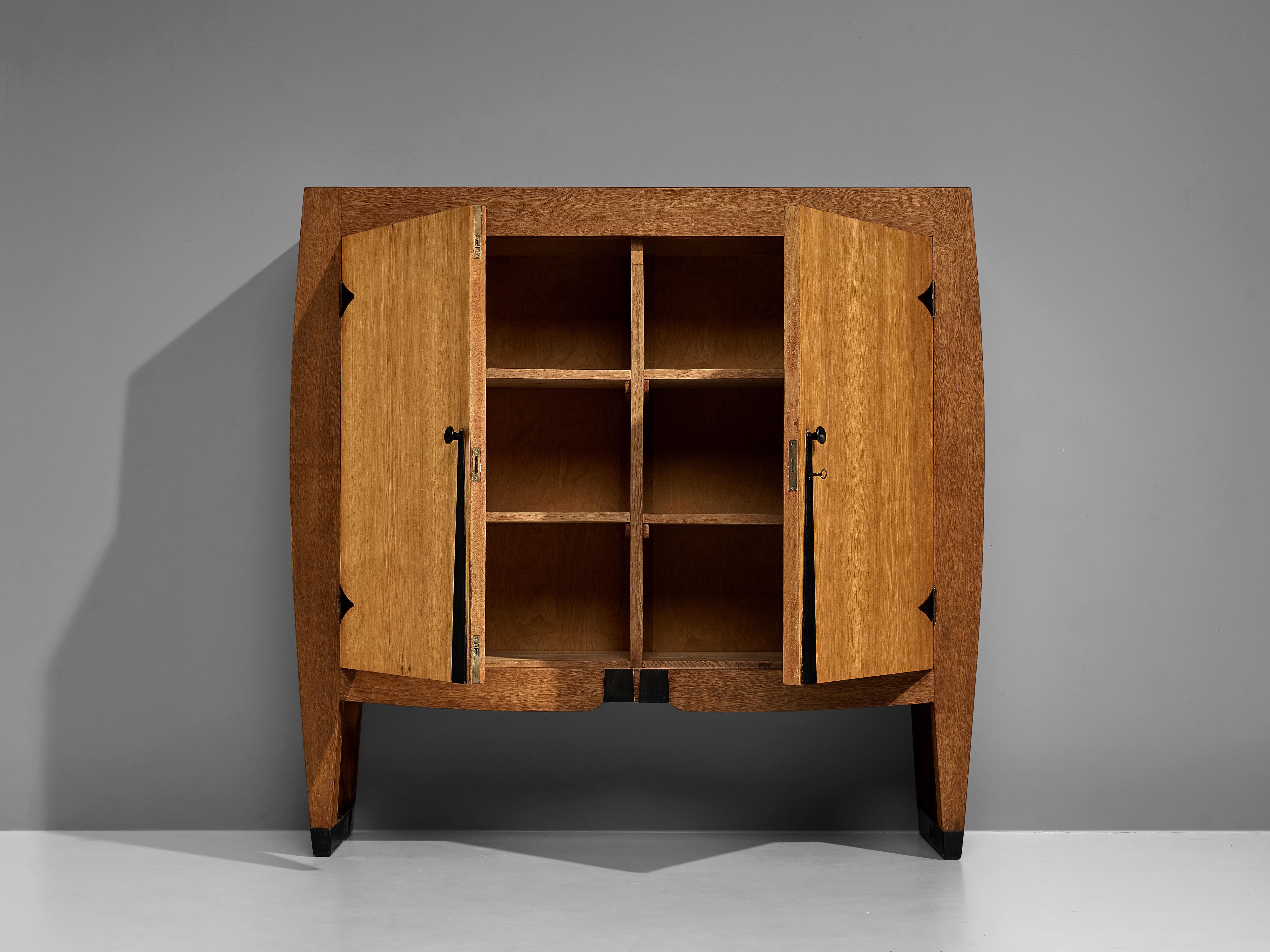 Piet Kramer Art Deco Cabinet in Oak 3