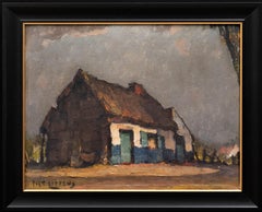 "Belgisches Bauernhaus", um 1920 Piet Lippens (Belgier, 1890-1981)