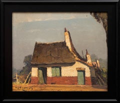 "The Farmhouse" Piet Lippens (Belgian, 1890-1981) circa 1920s