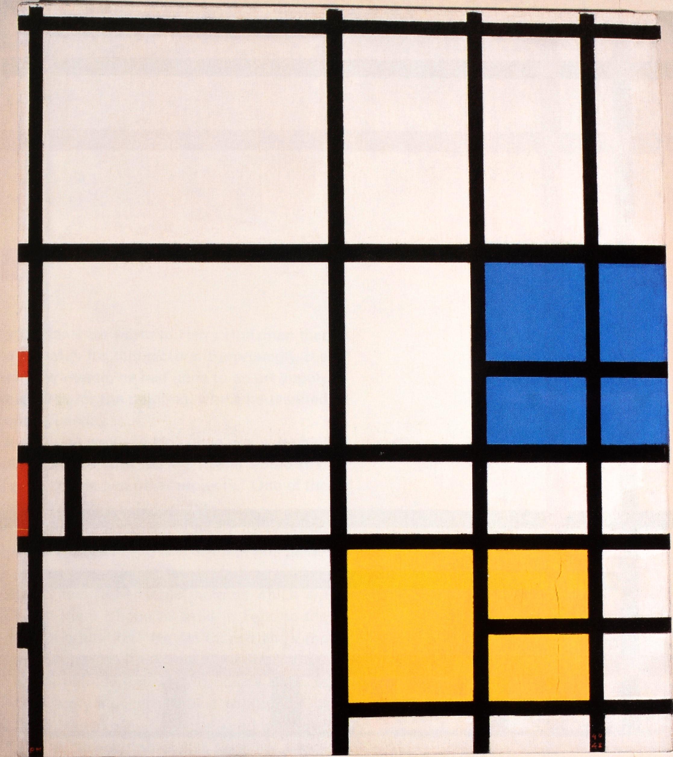 Piet Mondrian, par Yve-Alain Boi, Catalogue d'exposition 1ère édition en vente 4