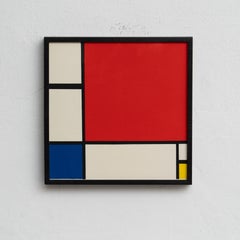 Piet Mondrian: "Composition C n°III in Red, Blue, and Yellow" Lithography