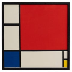 Piet Mondrian: "Komposition C n°III in Rot, Blau und Gelb" Lithographie