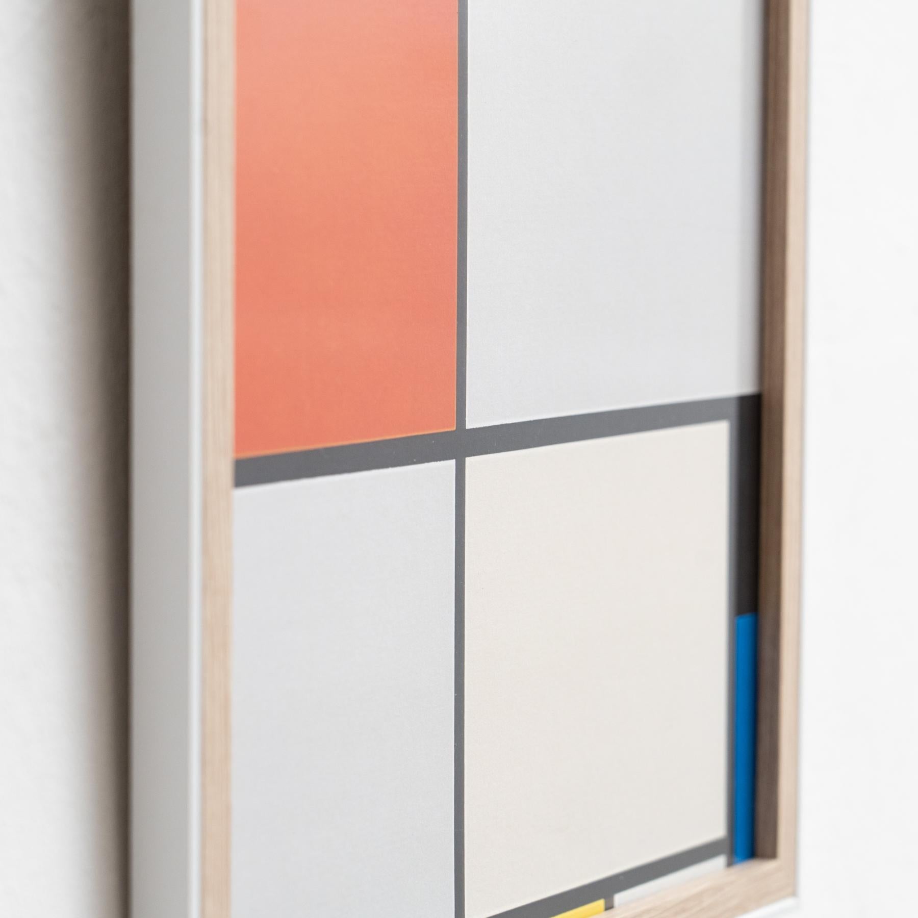 Gerahmter Druck von Piet Mondrian aus dem späten 20. Jahrhundert (Ende des 20. Jahrhunderts) im Angebot