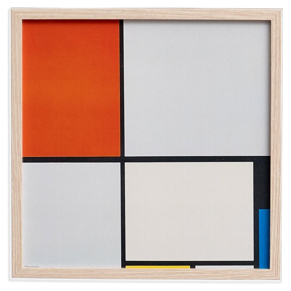 Impression encadrée Piet Mondrian, fin du 20e siècle en vente