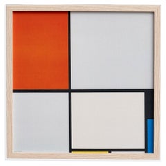 Gerahmter Druck von Piet Mondrian aus dem späten 20. Jahrhundert