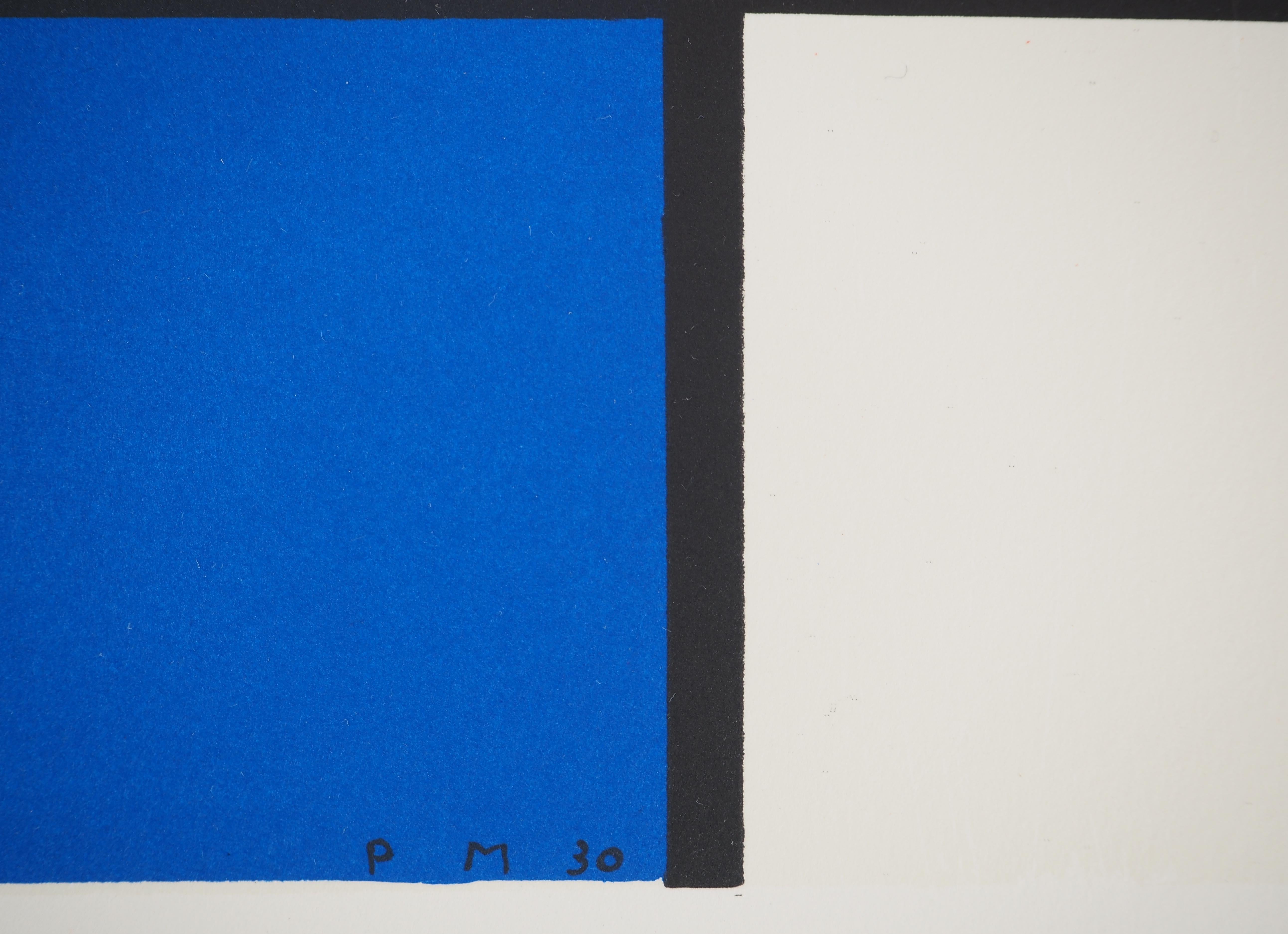 Composition II en rouge, bleu et jaune - Print de Piet Mondrian