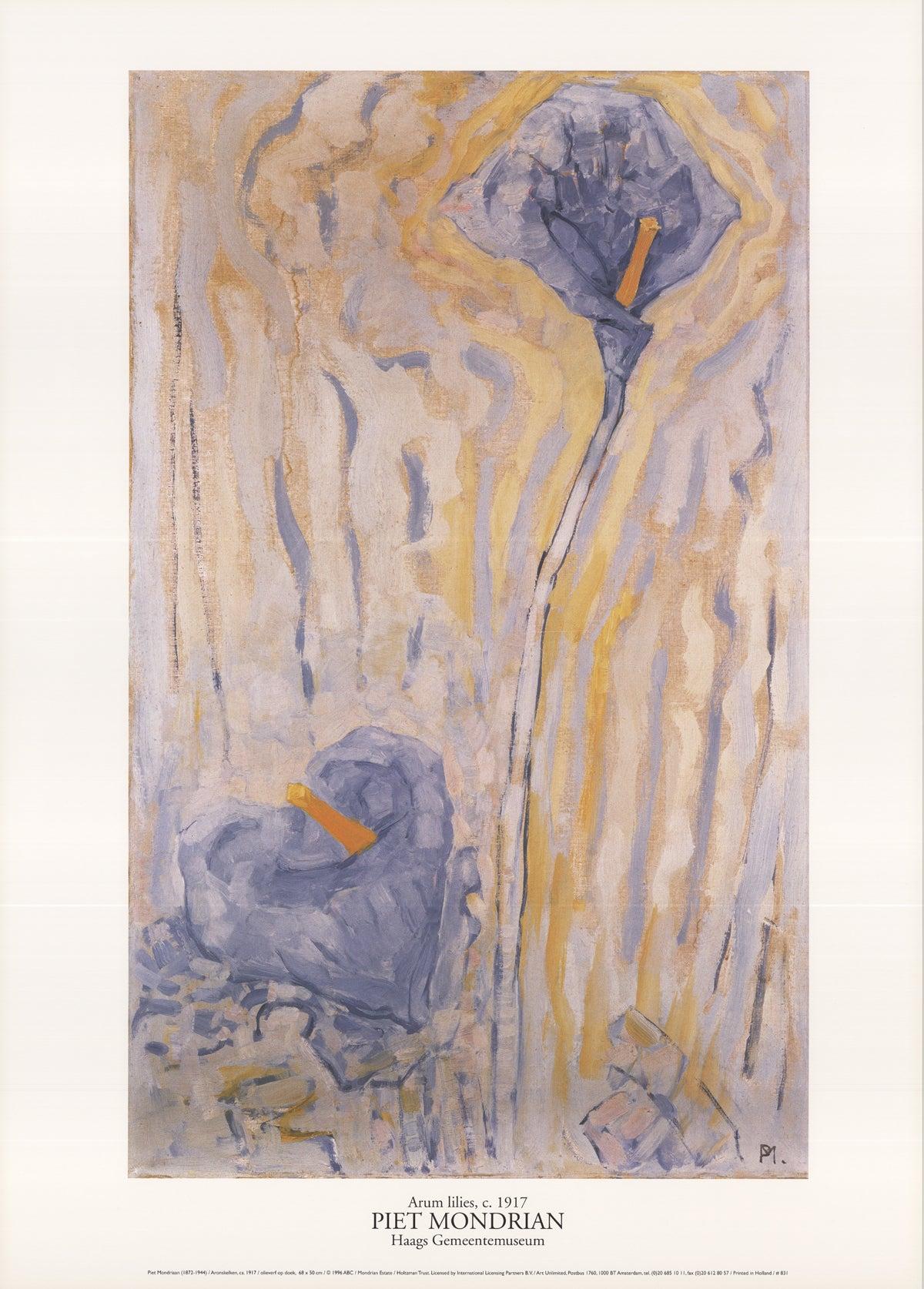 Questa stampa in edizione limitata riproduce uno dei rari e intimi dipinti floreali di Piet Mondrian, offrendo uno sguardo sul lato più morbido ed espressivo dell'artista. Se Mondrian è noto soprattutto per le sue astrazioni geometriche e le sue
