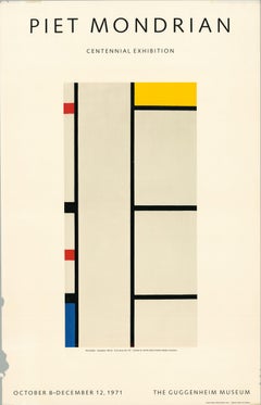 Piet Mondrian 'Composition (no. III) blanc-jaune' 1971
