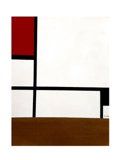 Piet Mondrian - Komposition - Pochoir