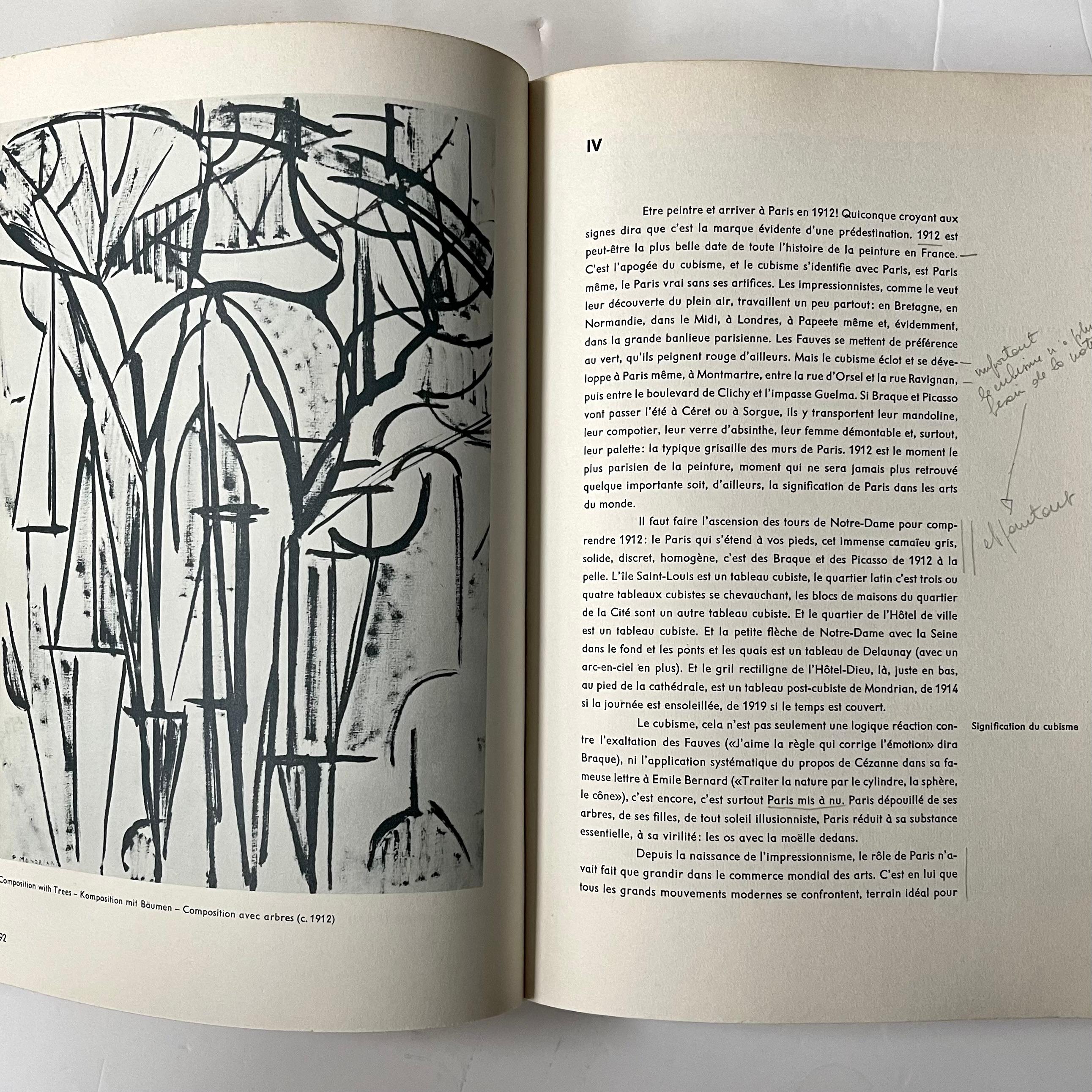 Publisher: byFlammarion, Paris 1956 IHardback llustrator: Piet Mondrian Language: French 444 pp, 

Numerous illustrations in black and colour. .an important study in French on Mondrian, followed by a catalog raisonné describing 658 works by the